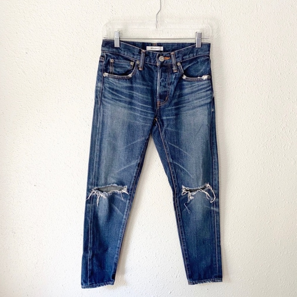 Moussy Distressed Skinny Denim-Sz 24